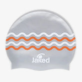 Cască de înot din silicon, copii 7+ ani / adulti, gri deschis - Jaked Ondine